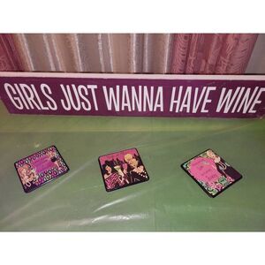 Girls just wanna have wine wall decor